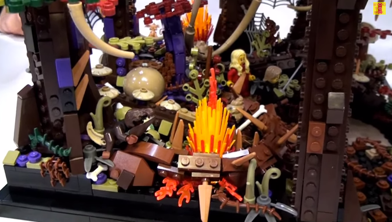 Illustration for article titled Celebrate romance with detailed Lego versions of famous Princess Bride scenes